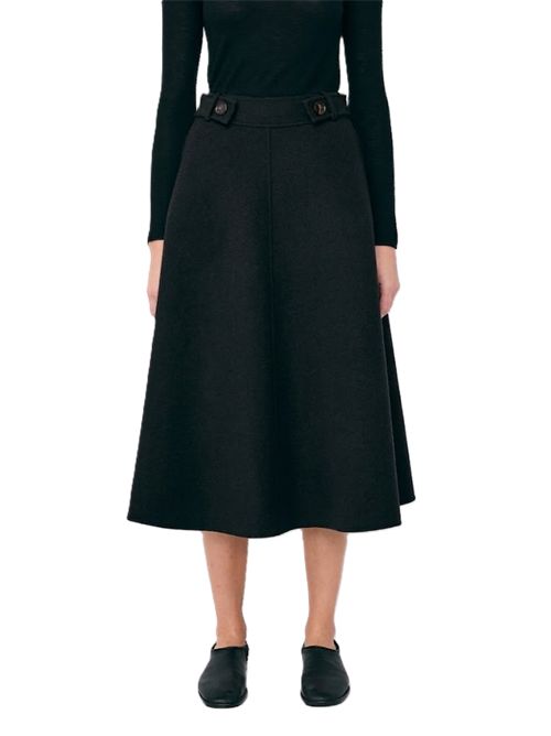 doublé skirt Lisa Yang | 2026619BL BLACK